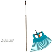 Balai a gazon 2 en 1 XXL Combisystem GARDENA - Plastique renforcé - 77cm - 32 dents - Garantie 25 ans(m-2)