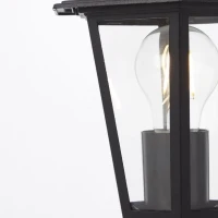 Borne extérieure - BRILLIANT - CARLEEN - Métal/verre - Noir - IP44(m-5)