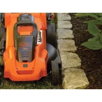 Tondeuse sans fil + 2 batterie 2Ah + chargeur - BLACK&DECKER - CLMA4820L2-QW - 36V - 48cm - Mulching, éjection latérale ou bac 50L(m-4)