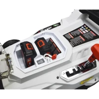 Tondeuse a batterie 37cm 40V - ELEM - TDE40V37-LI2BF - Fonction mulching - Moteur a induction(m-3)