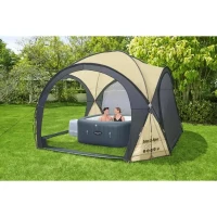 Dôme de protection pour spa Lay-Z-Spa - BESTWAY - 390x390x255 cm - Gris - Protection anti-UV(m-2)