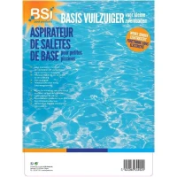 Aspirateur de fond manuel - BSI - Avec sa poche pour les détritus de la piscine - 30cm(m-3)
