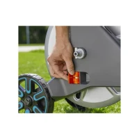Enrouleur de tuyau GARDENA CleverRoll M métal – Tuyau Classic 25m Ø15mm – Adapté petit jardin – Kit complet (18543-26)(m-6)