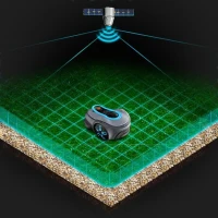 Tondeuse robot - GARDENA - Smart SILENO Free 1200 - Sans câbles périphériques - Surface 1200 m² - Inclus smart Gateway(m-5)