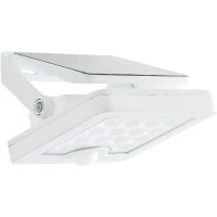 Applique extérieure - BRILLIANT - LUTON - LED et solaire - Détecteur de mouvement - Plastique et métal - 4 W - Blanc(m-4)