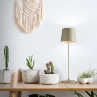Lampe a poser LED KAAMI BRILLIANT - Métal et plastique - Cappuccino - 2W - IP44(m-2)