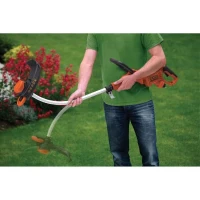 Coupe-bordure électrique BLACK+DECKER - GL8033-QS - 800W - 33 cm - Filaire - tete pivotante - tube télescopique(m-4)