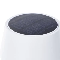 Lampe de table d'extérieur - BRILLIANT - PICCO - LED et solaire - Métal et plastique - 5 W - Blanc(m-6)