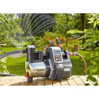 GARDENA Pompe auto. maison et jardin 6000/5E LCD Premium– 1300W –Débit 6000l/h & pression 5.5 bar –Extension garantie 5ans(m-1)