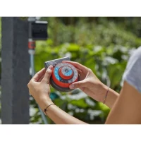 Programmateur d'arrosage Easy Plus - GARDENA - Bouton rotatif - Technologie Safe Stop - Résistant eau(m-2)