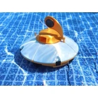 Robot de piscine - Bestway - Frisbee - Autonome - nettoyage fond plat - 5x3m max - Orange(m-4)
