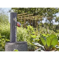 Programmateur d'arrosage Easy Plus - GARDENA - Bouton rotatif - Technologie Safe Stop - Résistant eau(m-4)