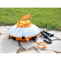 Robot de piscine - Bestway - Frisbee - Autonome - nettoyage fond plat - 5x3m max - Orange(m-3)