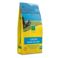 Gazon - BHS - Gazon Bord de Mer 10kg | Résistant vent, sécheresse, salinité | Beau gazon d'été, esthétique et robuste.(m-1)