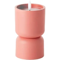 Lampe de table d'extérieur - BRILLIANT - LOVERE - Forme bougie - Plastique - 3 W - Terre cuite(m-2)