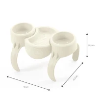 Porte-Boisson pour Lay-Z-Spa - BESTWAY - Compatible tous Lay-Z-Spa sauf Vancouver et Helsinki - Gris(m-2)