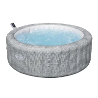Spa gonflable BESTWAY - Lay-Z-Spa Bali - 140 airjets - 196 x 71 cm - 4 a 6 places - Rond (couverture, cartouche, diffuseur)(m-3)