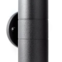 Applique murale extérieure JANDY 2L noir métal/verre - BRILLIANT - GU10 max 18W IP44(m-6)