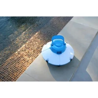 Robot de piscine - Bestway - Frisbee - Autonome - nettoyage fond plat - 5x3m max - Bleu(m-5)