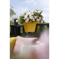 ELHO Balconniere Vibia Campana Flower Bridge 40 - 26x39x22cm - Balcon extérieur - Jaune Miel(m-2)