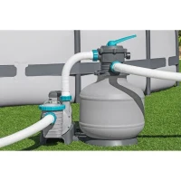 Filtre a sable / pompe de filtration pour piscine jusqu'a 66 m3 - Bestway -11 355 L/h - Avec préfiltre(m-2)