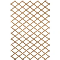 Nature Palissade de jardin 100 x 200 cm Bois Naturel 409346(m-1)