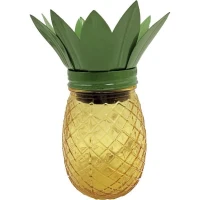 Lampe solaire Ananas - GALIX - Métal/Verre - 5 LED - 8h d'éclairage(m-2)