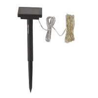 Guirlande solaire Luciole - SMARDTV - Blanc chaud - 100 leds - 11,9 m(m-2)