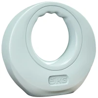 SPORTNOW 6kg Kettlebell, Kettle Bell with Wide Handle for Home Gym, Weight Lifting, Strength Training, Light Grey(m-1)