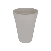ELHO Pot de fleurs rond Loft Urban Haut 42 - Gris - Ø 42 x H 56 cm - Extérieur(m-1)