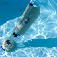 GRE - Nettoyeur de fond a batterie pour spas et piscines hors-sol - Équipé d'un filtre a cartouche(m-2)