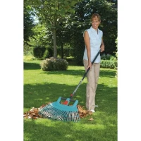 Balai a gazon 2 en 1 XXL Combisystem GARDENA - Plastique renforcé - 77cm - 32 dents - Garantie 25 ans(m-4)