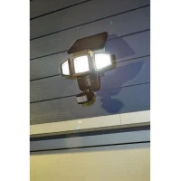 Projecteur Solaire 3 Tetes GALIX G4442 - 1500 Lumens - 182 LED SMD - Mode AUTO ou Marche Forcée(m-1)