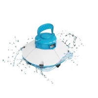 Robot de piscine - Bestway - Frisbee - Autonome - nettoyage fond plat - 5x3m max - Bleu(m-2)