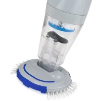 GRE - Nettoyeur de fond a batterie pour spas et piscines hors-sol - Équipé d'un filtre a cartouche(m-5)