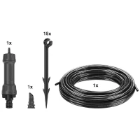 GARDENA Kit complet arrosage goutte-a-goutte taille S Micro-Drip – Arrosage ligne 100m max – Systeme auto-nettoyant - (13010-20)(m-2)