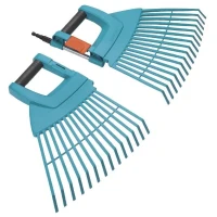 Balai a gazon 2 en 1 XXL Combisystem GARDENA - Plastique renforcé - 77cm - 32 dents - Garantie 25 ans(m-3)