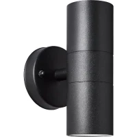 Applique murale extérieure JANDY 2L noir métal/verre - BRILLIANT - GU10 max 18W IP44(m-2)