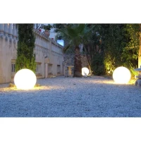 LUMISKY - Boule lumineuse filaire pour extérieur LED - blanc BOBBY - Ø60cm culot E27(m-4)