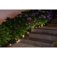 Guirlande solaire a planter 10 LED blanches - GALIX - 5m - 0,5W - 100 Lumens - 8h d'éclairage(m-3)