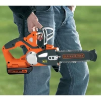 Scie élagueuse électrique sans fil + batterie 2Ah + chargeur - BLACK&DECKER - GKC1820L20-QW - 18V - Chaîne 20cm(m-3)