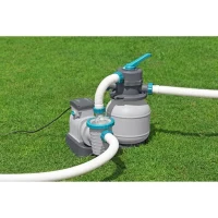 Filtre a sable / pompe de filtration pour piscine jusqu'a 42 m3- Bestway - 6 056 L/h - Avec préfiltre(m-2)