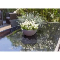 EDA Pot vasque GRAPHIT UP - 3,3L - Ø 25 cm x H 10 cm - Gris anthracite(m-3)