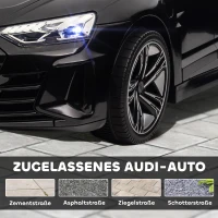 HOMCOM elektrische kinderauto, kindervoertuig met afstandsbediening, kinderauto, zwart(m-8)