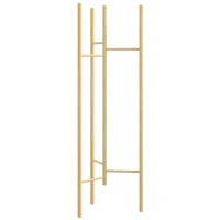 HOMCOM Clothes rack, space-saving, 5 kg load, 62x52.5x160 cm, Natural(m-5)