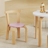 AIYAPLAY 5-piece kids table and chair set, lightweight solid wood, multicolored(m-5)