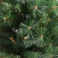 HOMCOM Christmas Tree Ø90 x 180 cm, Artificial Fir, Realistic Needle Foliage, Green(m-5)
