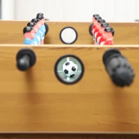 SPORTNOW 13-in-1 speeltafel, tafelvoetbal, schaak, biljart, tafeltennis en meer, MDF, kunststof, Walnoot(m-6)