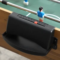 SPORTNOW 13-in-1 speeltafel, tafelvoetbal, schaak, biljart, tafeltennis en meer, MDF, kunststof, Walnoot(m-7)