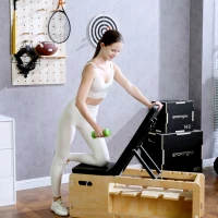 HOMCOM Kurzhantel Set mit Koffer Tragbar 2 x 0,5 kg, 2 x 1 kg, 2 x 1,5 kg Hantelset  6er Set Stahl Bunt(m-8)